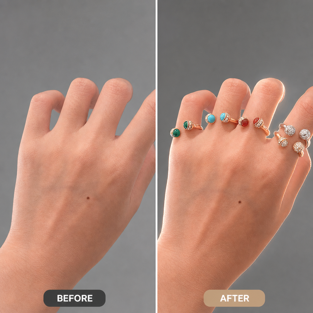 Rotatable Rose Gold Agate Ring